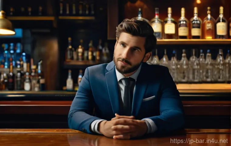 바텐더로 일하며 얻은 교훈 - Here are three detailed image generation prompts in English, inspired by the provided text and adher...