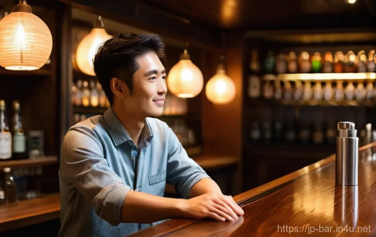 바텐더로 성공한 사례 인터뷰 - A close-up, artistic shot of a meticulously prepared seasonal cocktail in a delicate coupe glass, pl... 바텐더로 성공한 사례 인터뷰 - A close-up, artistic shot of a meticulously prepared seasonal cocktail in a delicate coupe glass, pl...